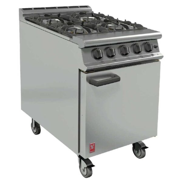 Falcon 4 Burner Dominator Plus Gas Oven Range G3161 with Castors